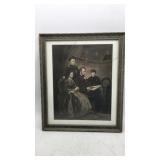 Vintage Framed Engraving of President Lincoln