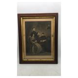 Vintage Framed Engraving of President Lincoln