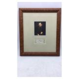 Matted  framed portrait of George B. McClellan.