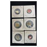 (6) Vintage assorted hat pins.