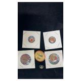 (6) Vintage assorted hat pins.