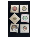 (6) Vintage assorted hat pins.