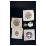 (6) Vintage assorted hat pins.