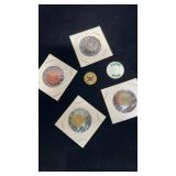 (6) Vintage assorted hat pins.