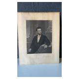 Engraved Portrait of Abraham Lincoln