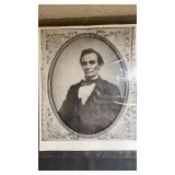 Portrait Photo copy of Abe Lincoln. 8" x 10"