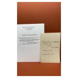 Certificate of Authenticity of signature of IDA