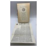 Booklet of the One Hundredth Anniversary of the