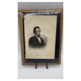 Engraved photo of Abraham Lincoln 7.5" x 10"