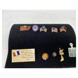 10 Political Pins may be missing back