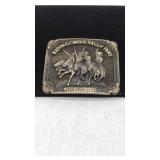 Brass Belt Buckle Cowboy Hall of Fame