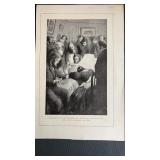 Engraved photo of Abraham Lincoln