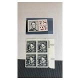 Abraham Lincoln unused stamps. Air Mail And 4