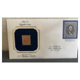 USA Gold Replica (22 kt surface) Original stamp
