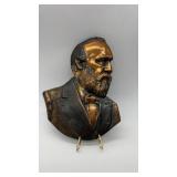 President RUTHERFORD B HAYES bronze plaque.