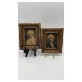 Antique/unique small framed portraits of Martha