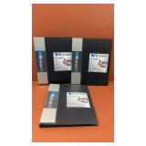 (3) Small Profolio booklets . 5" x 7"