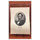 Abraham Lincoln Engrav Portrait