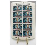 Vintage Abraham Lincoln Collectors stamps.