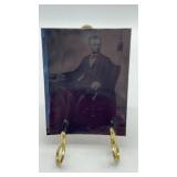 Portrait Of Abraham Lincoln Metal Print.