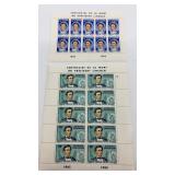 Vintage Abraham Lincoln Collectors stamps.