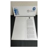 Abraham Lincoln Stamped Envelope. First Day