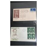 Two Envelopes with Lincoln stamps, 1959