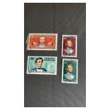 Abraham Lincoln 1965 stamps. Set of 4.