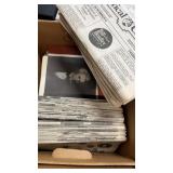 Box lot of vintage Political Collectors papers