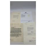 Letters from office of Dwight D. Eisenhower. One