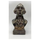 President George Washington Bust Statue Ceramic,