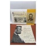 Abraham Lincoln assortment. 1997 ANA The American