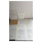 Political letters from Charles Curtis. Dated from