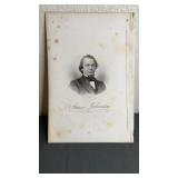 Engraved portrait of Andrew Johnson