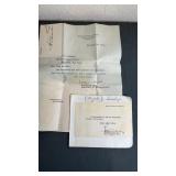 (2) Autographs from Heads of State. Photos are of