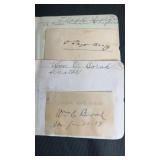 (2) Autographs from Heads of State. Photos may