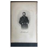 Engraved photo of ulysses S Grant. Proximately 6"