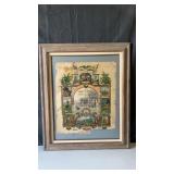 Large Framed poster of "The Society Of Redmen,