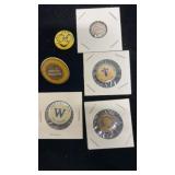 (6) Vintage assorted hat pins.