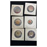 (6) Vintage assorted hat pins.