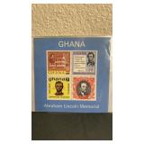 GHANA - 1965 ABRAHAM LINCOLN MEMORIAL - MINIATURE