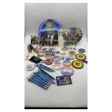 Large lot of Bob Dole Political pins, working