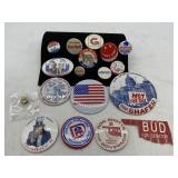 Political Buttons Lot