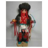 KACHINA Figure. Hoop Dancer. Hand Crafted, stands