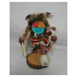 KACHINA Figure. Junfae W Cravisu. Hand Crafted