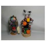 2 KACHINA Figures. Hand Crafted and stand