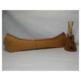 2 Hand Crafted Native American items. TeePee and