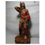 Native American Indian figure. Made from resin,