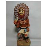 Native American Male Masked Dancer. Stands