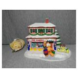 Garfield Christmas Village. The Toy Shop lighted